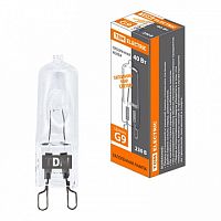 Лампа капсульная галогенная JCD - 40 Вт - 230 В - G9 прозрачная |  код. SQ0341-0056 |  TDM